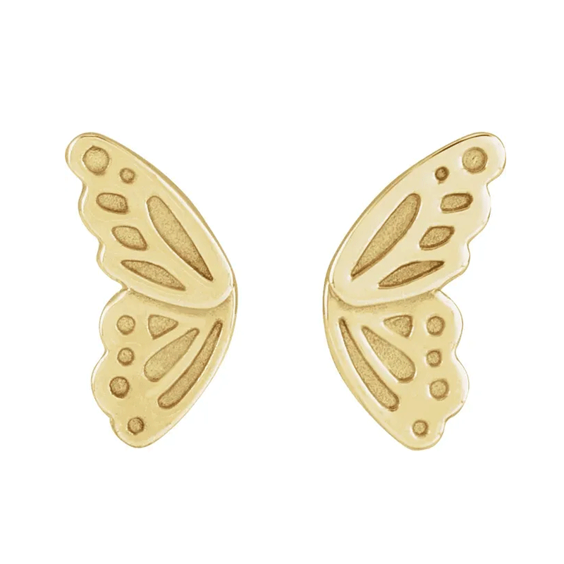 Golden Butterfly Earrings