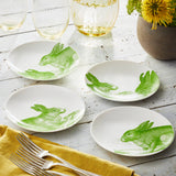 Green Bunnies Small Plates, Set of 4