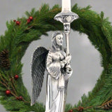 Pewter Angel Candlestick - Tall