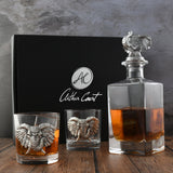 Elephant Decanter Set with Glasses