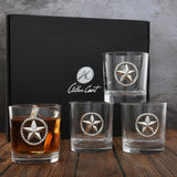 Western Star Bar Glasses Set of 4