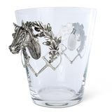 Horse Head Glass Ice Bucket