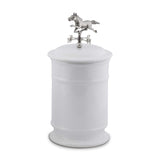 Horse Weathervane Stoneware Canister