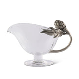 Artichoke Glass Gravy Boat