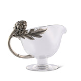 Artichoke Glass Gravy Boat