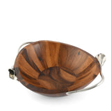 Lily Wood Salad Bowl