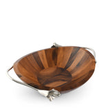 Lily Wood Salad Bowl