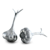 Pewter Garlic Salt & Pepper Set