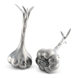 Pewter Garlic Salt & Pepper Set