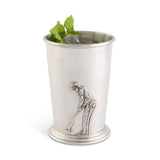 Pewter Golfer Mint Julip Cup