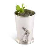 Pewter Golfer Mint Julip Cup