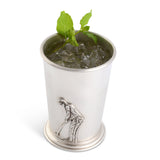 Pewter Golfer Mint Julip Cup