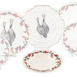 Assiette à soupe en porcelaine anglaise à motif de glands Norwood