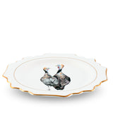 Norwood Narragansett Turkey Bone China Scallop Dinner Plate