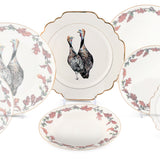 Norwood Narragansett Turkey Bone China Scallop Dinner Plate