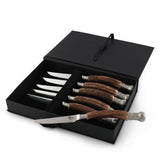 Composite Antler King Crown Steak Knife Set