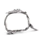 Pewter Oak Branch Napkin Ring