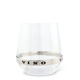 In Vino Veritas Stemless Red Wine Glass