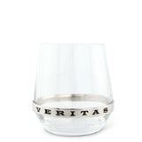 In Vino Veritas Stemless Red Wine Glass