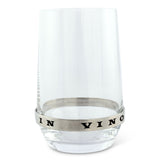 In Vino Veritas Stemless White Wine Glass