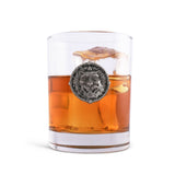 Lion Head Double Old Fashion Bar Glass