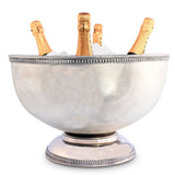 Pewter Medici Bead Ice Tub/Punch Bowl