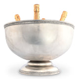 Pewter Medici Bead Ice Tub/Punch Bowl