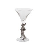 Hunting Dressed Fox Cocktail / Martini Glass