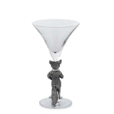 Hunting Dressed Fox Cocktail / Martini Glass