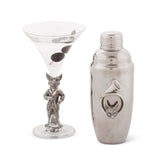 Hunting Dressed Fox Cocktail / Martini Glass