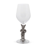 Hunting Dressed Fox Wine Glass