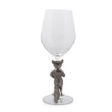 Hunting Dressed Fox Wine Glass