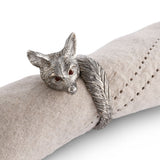 Pewter Fox Napkin Ring