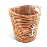 Anchor Hand Woven Wicker Rattan Champagne / Ice Bucket