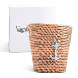 Anchor Hand Woven Wicker Rattan Champagne / Ice Bucket