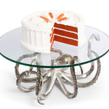 Pewter Octopus Dessert Stand - MED