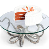 Pewter Octopus Dessert Stand - MED