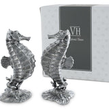 Pewter Seahorses Salt & Pepper Set