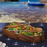 Row Boat Salad Bowl Set