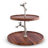 Song Bird Cheese Stand Two Tier