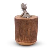 Song Bird Wood Canister