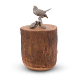 Song Bird Wood Canister