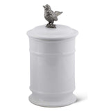 Song Bird Stoneware Canister