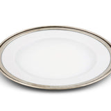 Classic Pewter Rim Dinner Plate