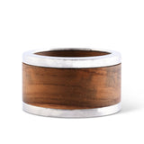 Modern Tribeca Teak Napkin Ring