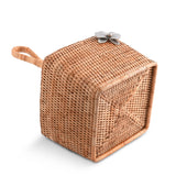 Orchid Hand Woven Wicker Rattan Flatware Caddy