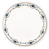 Amarillo Concho Pattern Bone China Round Dinner Plate