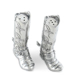 Pewter Cowboy Boot Salt & Pepper Set