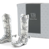 Pewter Cowboy Boot Salt & Pepper Set