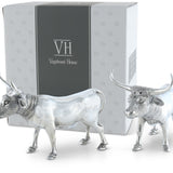 Pewter Steers Salt & Pepper Set